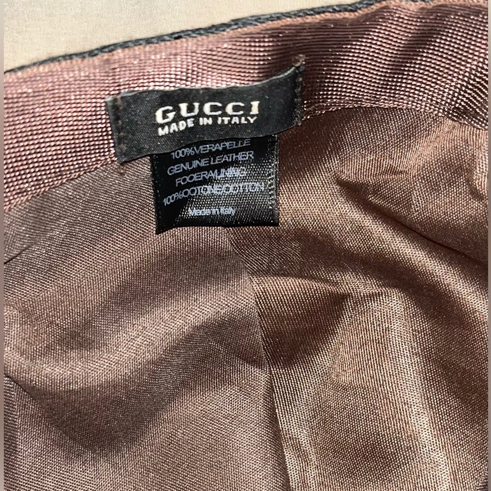 Black Gucci Hat Cap Adjustable Velcro Strap Unisex Red Green Web Stripe - Picture 9 of 9